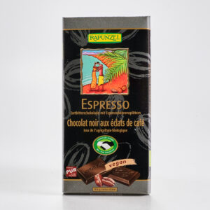 Poolmõru šokolaad Espresso 80g Rapunzel